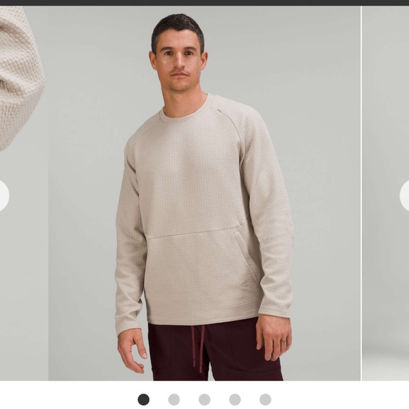 Lululemon At Ease Crew. Raw Linen. Size: XXL. NWOT. Never worn! - Picture 6 of 6